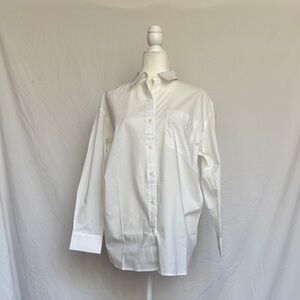 Banana Republic White Casual Button Down Shirt
